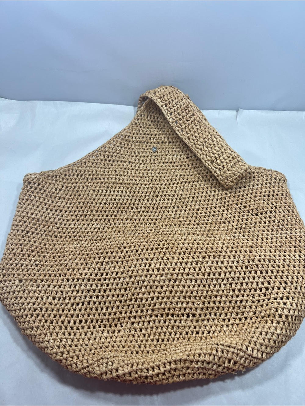 Helen Kaminski Tan Woven  raffia Shoulder Tote automatic